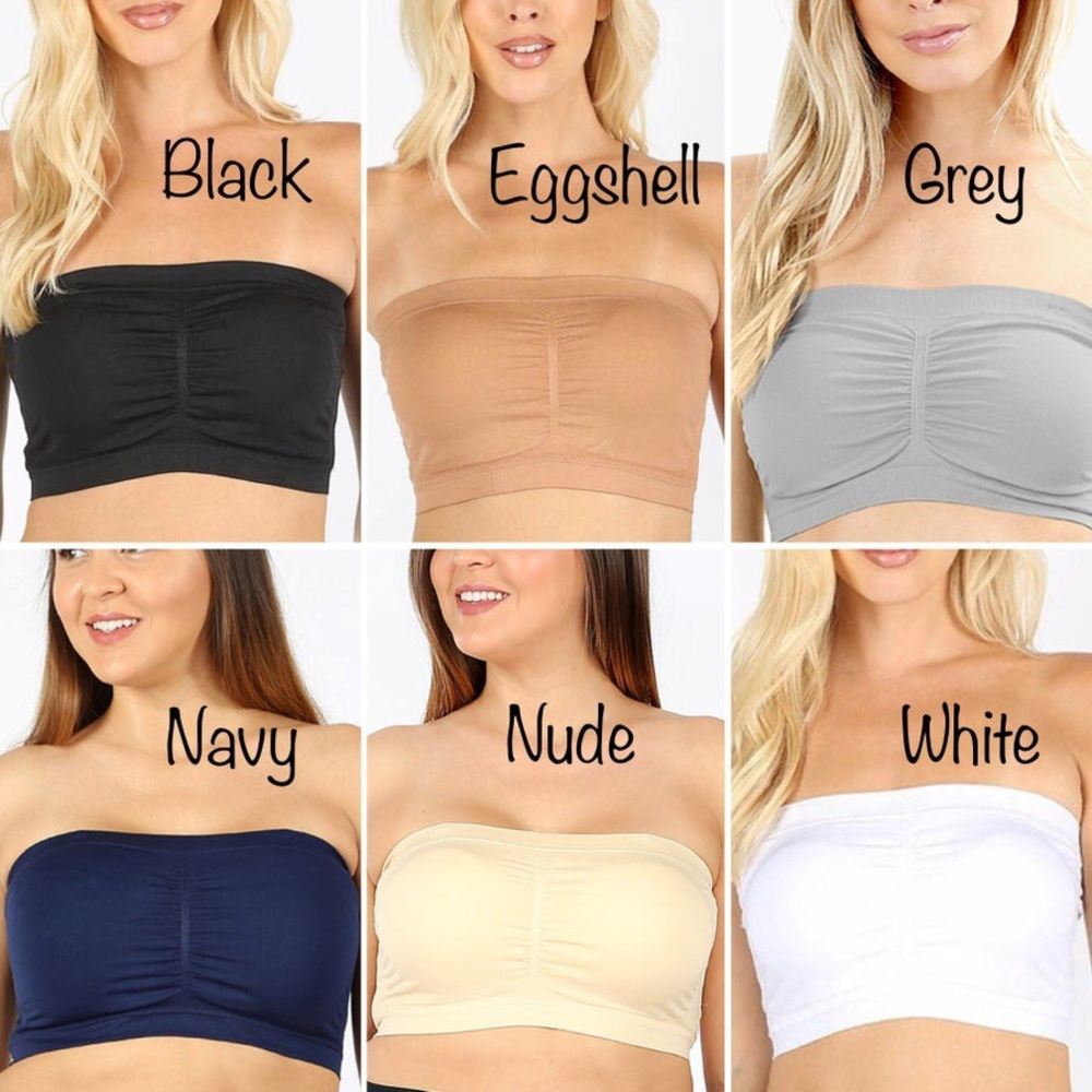 Plus Size Bandeaus Nude